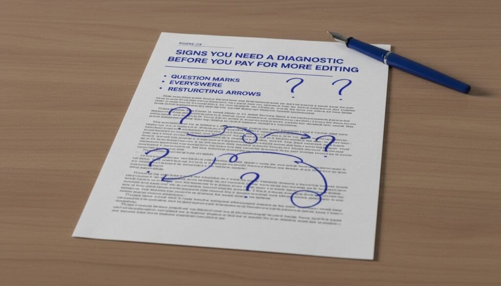 You've revised the same piece several times and still can't say what's wrong.